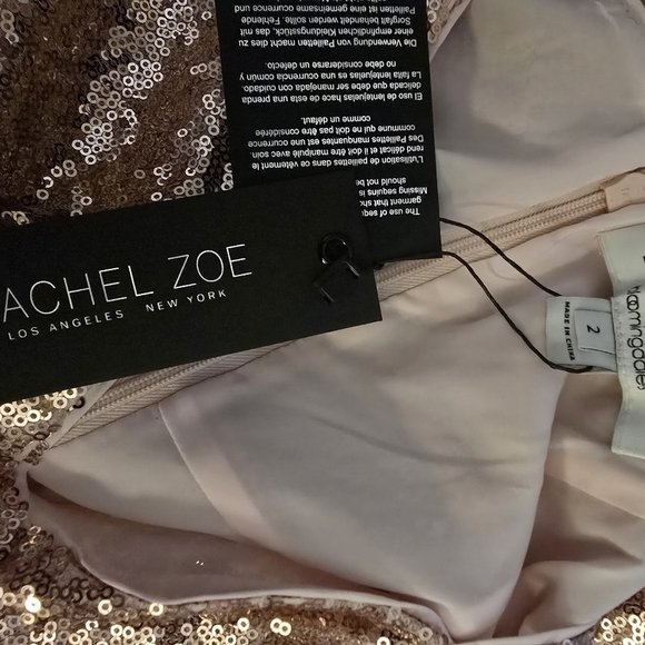 Rachel Zoe Pink Sequin Dress NWOT - Picture 6 of 6